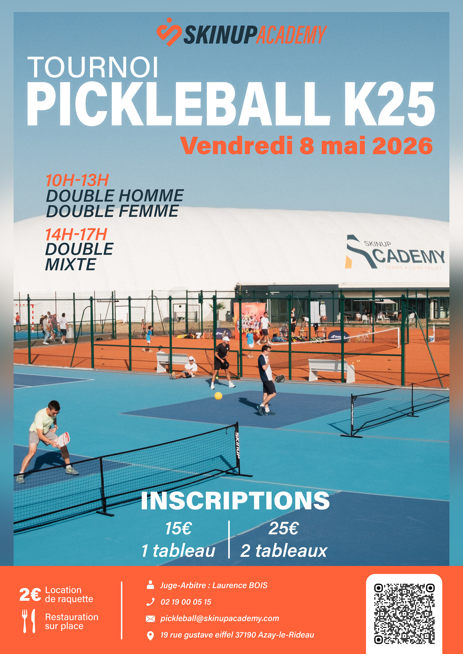 TOURNOI PICKLEBALL K25