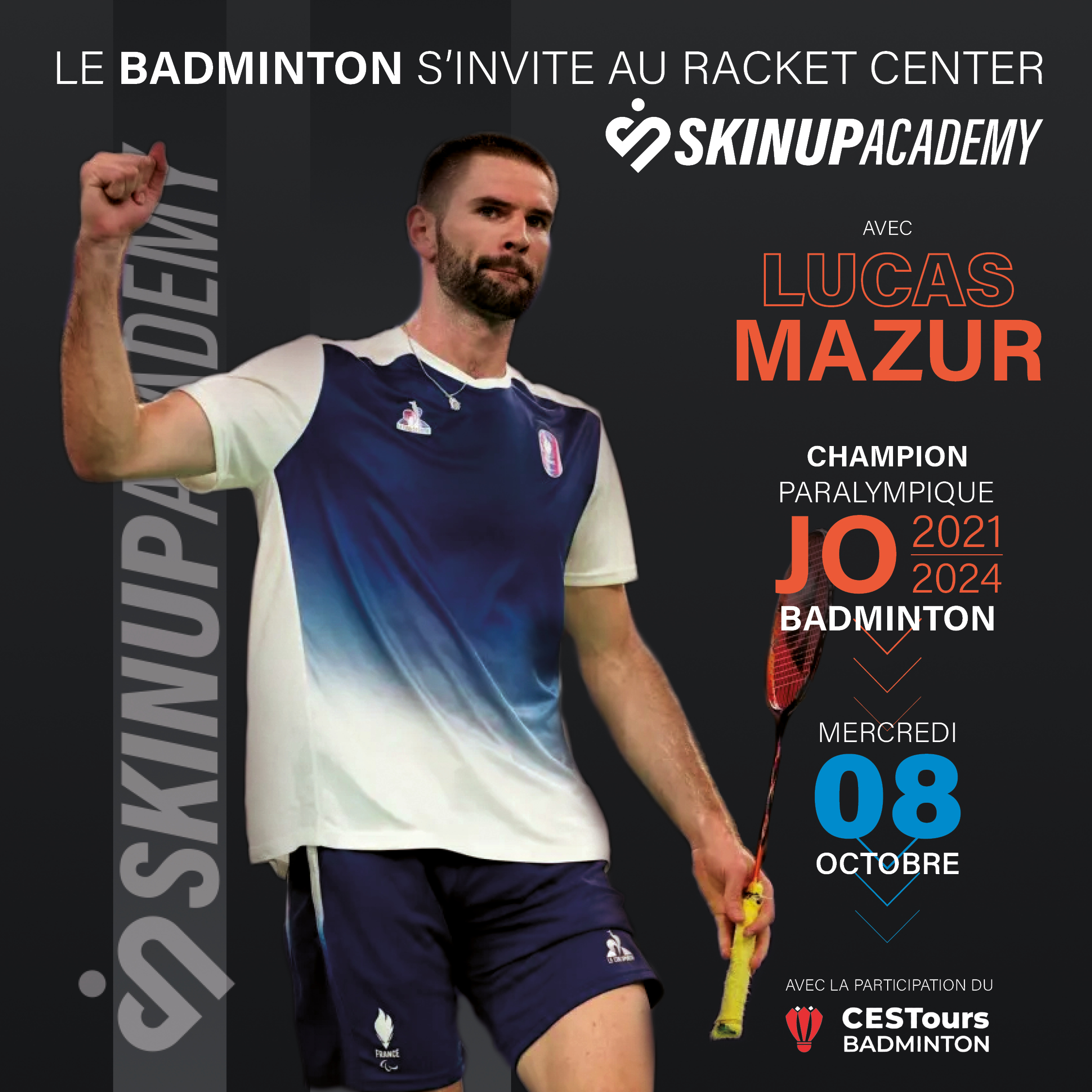 Le badminton s'invite au racket center