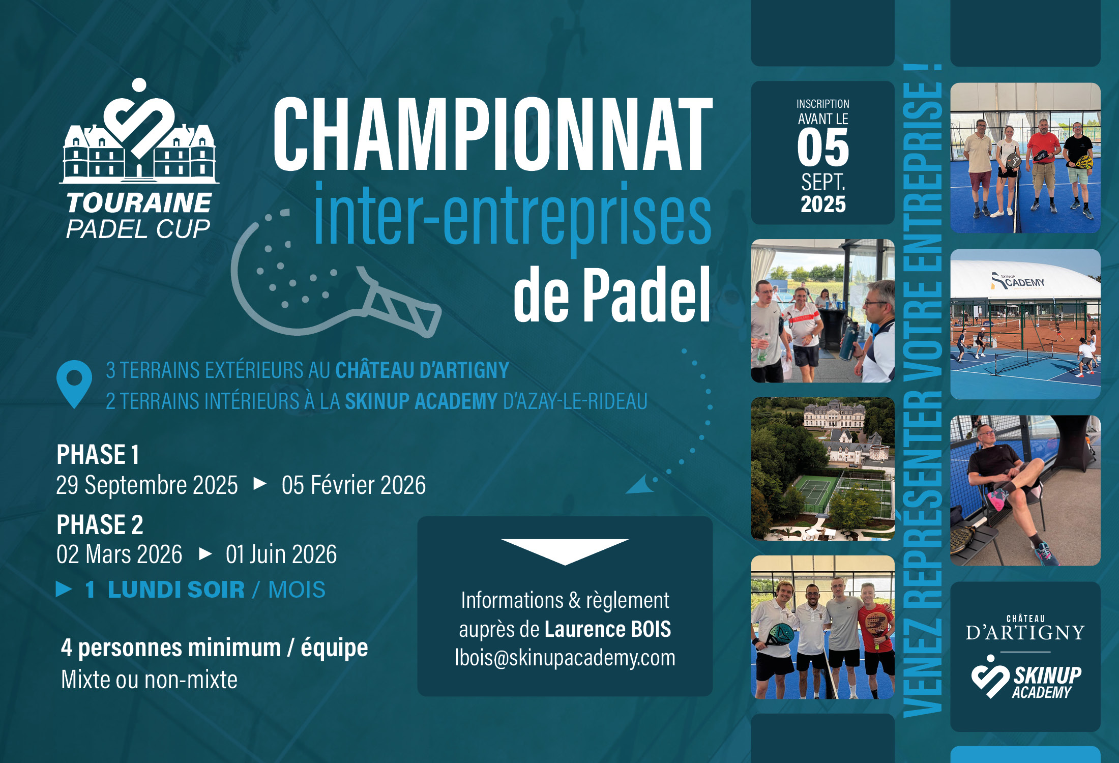 Touraine Padel  Cup – Championnat Interentreprises 2025
