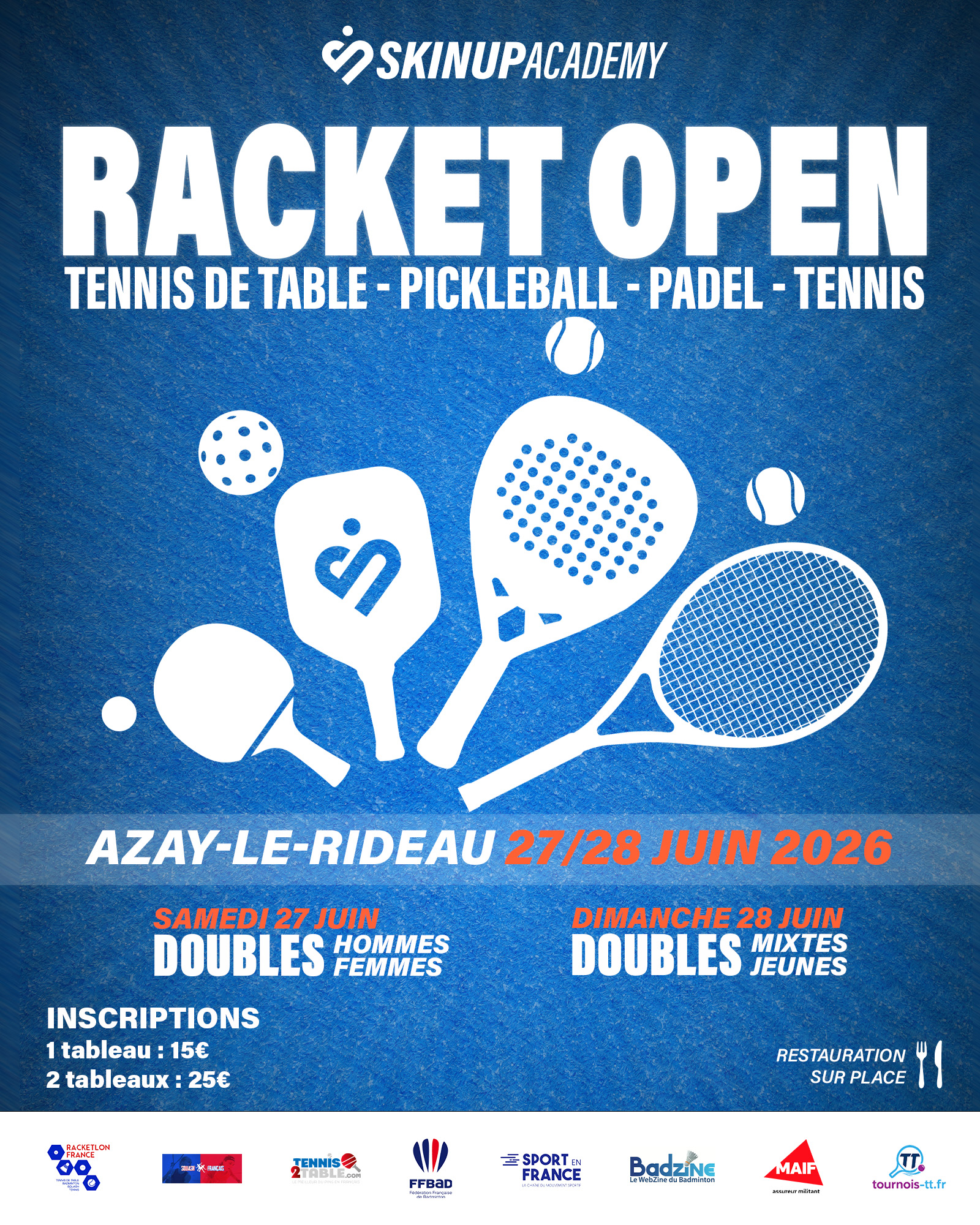 RACKET OPEN - 27 & 28 juin 2026