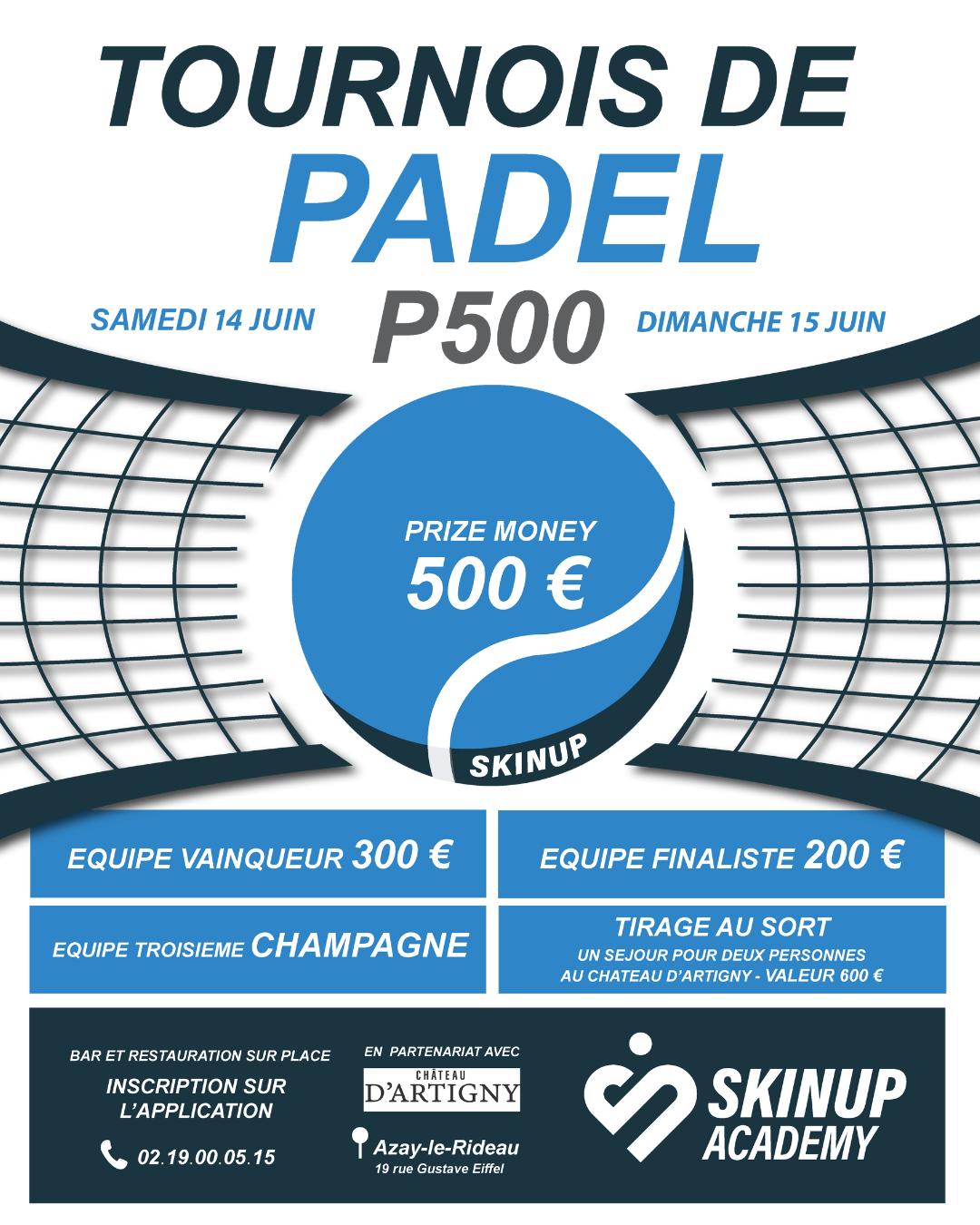 Tournois Padel Juin
